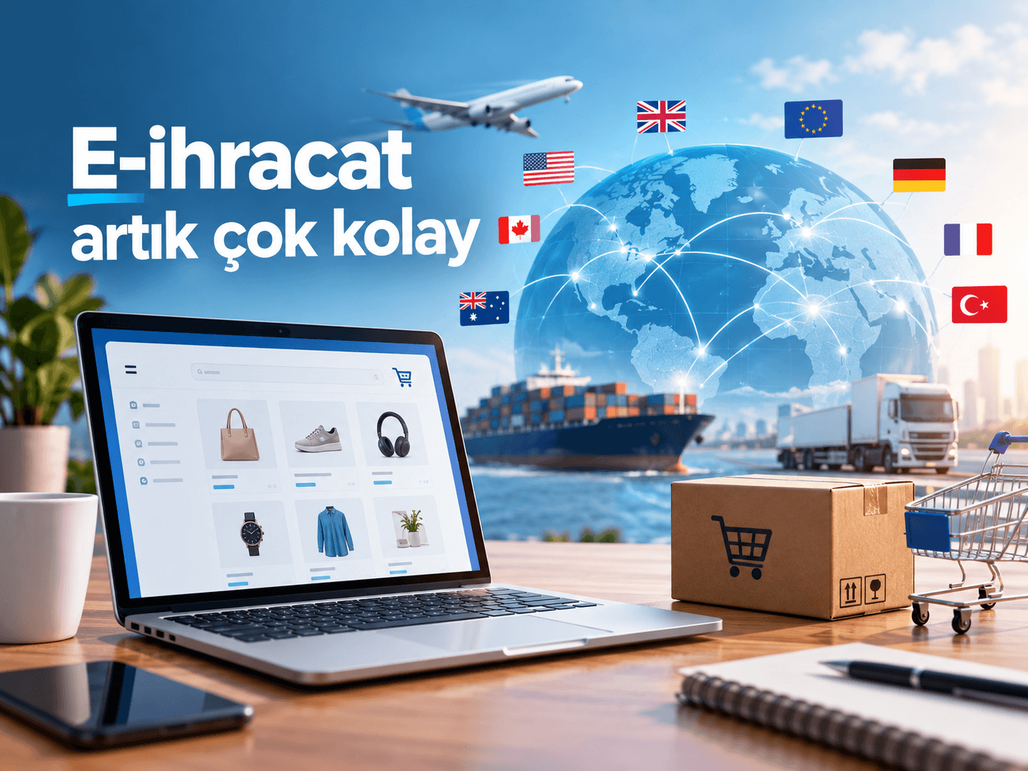 E-İhracat Artık Çok Daha Kolay!